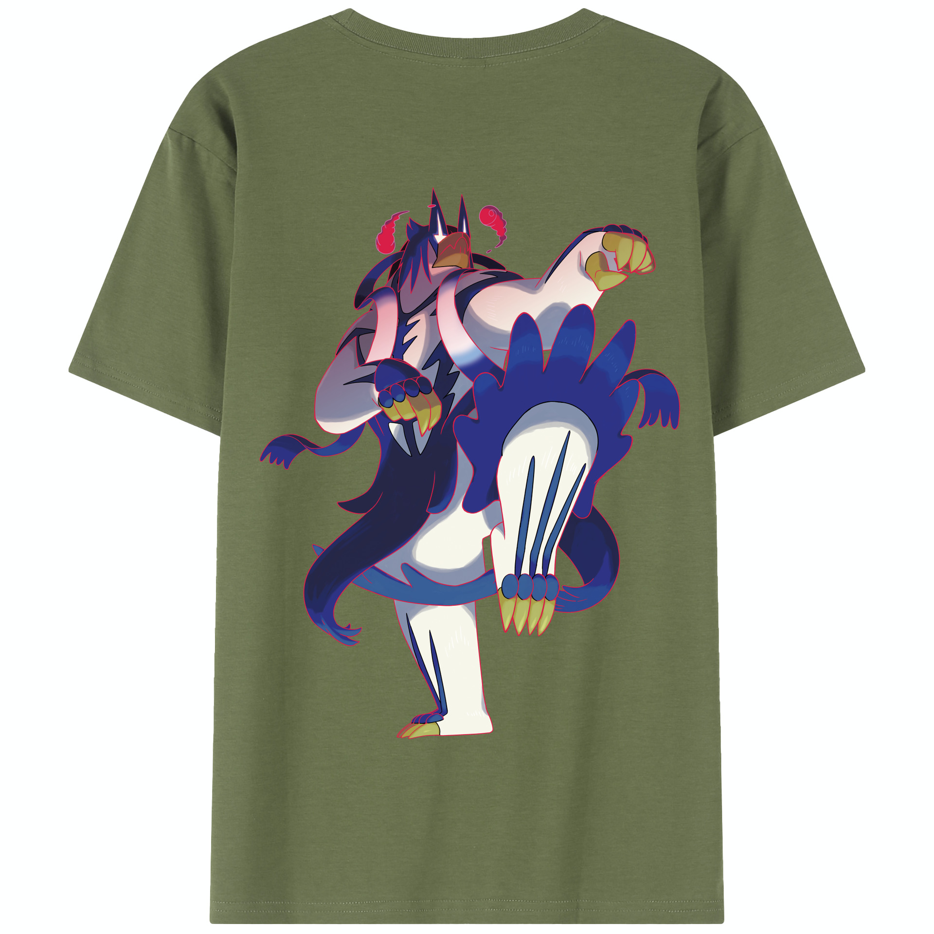 （画像用） ポケットモンスター Pokémon 綿100％半袖Tシャツ（背面プリント）